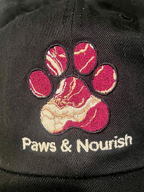 Paws and Nourish Embroidered Hats
