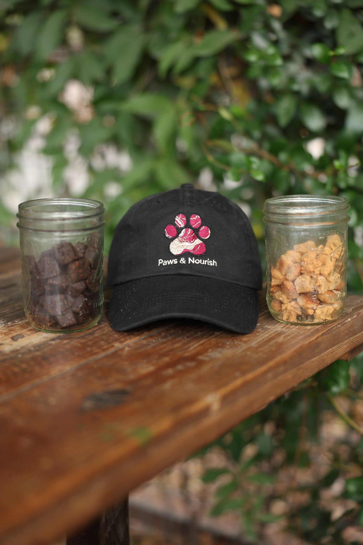 Paws and Nourish Embroidered Hats
