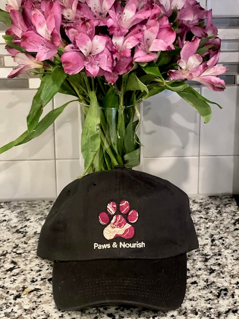 Paws and Nourish Embroidered Hats