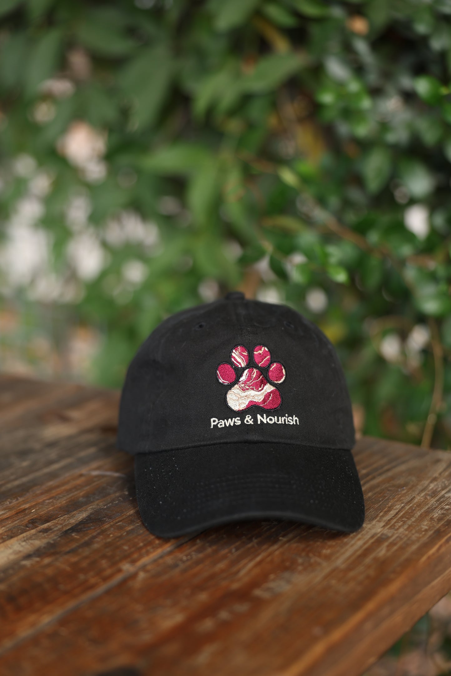 Paws and Nourish Embroidered Hats